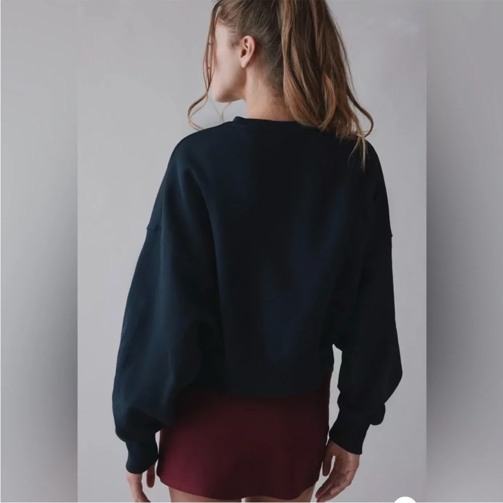 Nike Phoenix Fleece Oversized Pullover Sweatshirt Crew Neck NWT - Picture 4 of 11